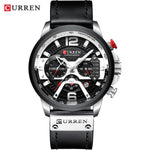 GettyGetty™ Luxury Military Leather Wrist Watch