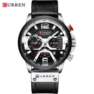 GettyGetty™ Luxury Military Leather Wrist Watch