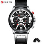 GettyGetty™ Luxury Military Leather Wrist Watch