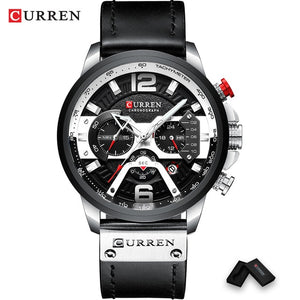 GettyGetty™ Luxury Military Leather Wrist Watch