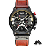 GettyGetty™ Luxury Military Leather Wrist Watch