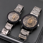 GettyGetty™ Stainless Steel watch for Her and Him